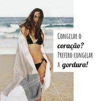 O coração tem que ficar quentinho e a gordura congelada! Agende uma avaliação e conheça o poder da Criolipólise: reduz medidas, congela as gorduras e ainda ajuda na redução da celulite. #criolipolise #ahazou #crio #esteticacorporal