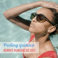 Sim! O peeling químico é um grande aliado no tratamento de manchas de sol, acne, além de diminuir rugas finas e poros dilatados. Agende uma avaliação gratuita e aproveite os benefícios desse tratamento. #esteticafacial #ahazou #peelingquimico #peeling