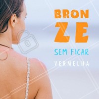 Todo mundo quer aquele bronze perfeito, sem as dores de ficar toda vermelha né? Aposte no bronzeamento! Agende seu horário e conheça. #bronzeamento #ahazou #bronze #verao