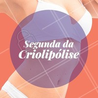 Aproveite para fazer sua criolipólise com precinho especial, só nessa segunda! #esteticacorporal #ahazou #criolipolise