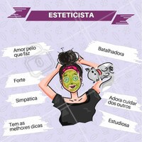 Curte aqui se você também ama a sua esteticista! #esteticista #ahazou #engracao #meme #divertido