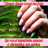 Que tal fazer assim essa semana? #manicure #ahazou #nailart #amor #lindo