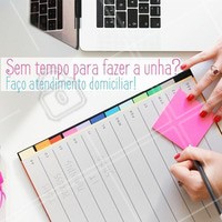 Manda uma mensagem para marcar o seu horário. #manicure #homecare #ahazou #domiciliar