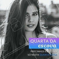 Aproveite só nesta quarta-feira os precinhos especiais pra você fazer sua escova! Agende seu horário e não perca. #cabelo #ahazou #cabeleireiro #escova