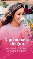 A primavera é o momento perfeito para preparar a pele para receber as temperaturas mais quentes. Aposte em tratamentos e renove sua pele na estação das flores! #primavera #ahazou #cuidadoscomapele #esteticafacial