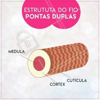 Essas três camadas são unidas e seladas por meio de proteínas e de gordura natural dos fios. As escamas das cutículas podem se abrir devido a danos externos, como: chapinha, secador, sol e procedimentos químicos! A reconstrução ajuda a fortalecer essas cutículas, mas quando o nível de pontas duplas é muito alto, a melhor opção é optar pelo corte. #pontasduplas #ahazou #cabelo #cuidadoscomocabelo #cabeleireiro