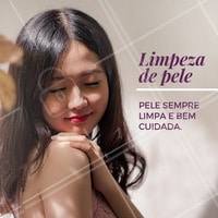 Quer uma pele mara, sempre limpa e saudável? Agende mensalmente a sua limpeza de pele! #limpezadepele #ahazou #esteticafacial