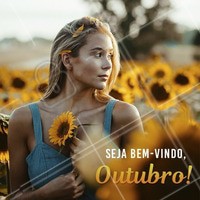 Que seja doce! đ Seja bem-vindo, Outubro seu lindo! #outubro #ahazou #bemvindo