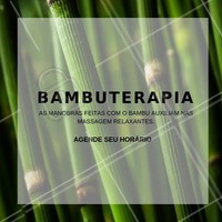Agende o seu horário e sinta os benefícios da bambuterapia! #massagem #ahazou #bambuterapia