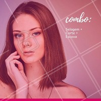 Agende o seu horário. #cabelo #ahazou #selagem #desconto