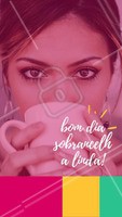Estar com a sobrancelha bem feita dá um ânimo como um bom café. #sobrancelha #ahazou #bomdia