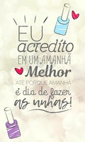 Agendou seu horário? #manicure #ahazou #esmalte #horario