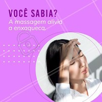 Assim como dores musculares, as dores de cabeça podem ser aliviadas com massagem. Sessões regulares são capazes de combater o estresse e reduzir a frequência e intensidade das dores de cabeça. #massagem #dordecabeça #ahazou #enxaqueca #massoterapia