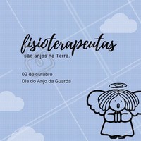 Eles te protegem e te ajudam ficar melhor. #fisioterapeuta #ahazou #anjodaguarda #engracado #motivacional