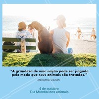 Celebre essa data em comemoração aos animais. #diadoanimal #ahazou #animal #comemorativo
