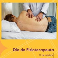 Celebre esse data tão importante para a sua carreira. #diadofisioterapeuta #ahazou #datascomemorativas