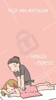Dê adeus para o estresse e olá para energia e relaxamento! #massagem #ahazou #massoterapia
