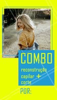 Venha cuidar dos cabelos. Marque o seu horário. #promocao #ahazou #combo #corte #hidratacao #mulher