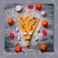 Quem também ama uma boa massa? Comente aqui a sua favorita! #alimentacao #ahazou #massa #enquete