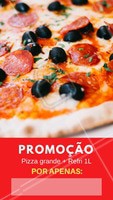 Aproveite essa promoção para se deliciar com nossa pizza! 🍕#pizza #ahazou #Pizzaria #promoçao #alimentaçao #comida