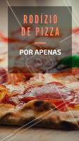 Junte os amigos, a família e venha curtir nosso rodízio de pizza! #pizza #ahazou #pizzaria #alimentaçao #comida