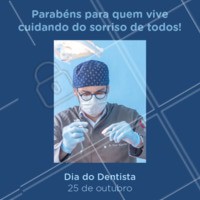 Parabéns para você que cuida do meu sorriso! #diadodentista #ahazou #datascomemorativas #dente #saude