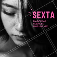 Sextou! Mais um dia para você ficar linda, agende já seu horário. 😍 #salaodebeleza #ahazou #sextafeira #beleza #cabelo