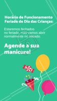 Aproveite para vir se cuidar! #manicure #ahazou #feriado #horario