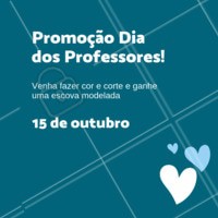 Aproveite para vir se cuidar! #cabelo #ahazou #diadosprofessores #promocao