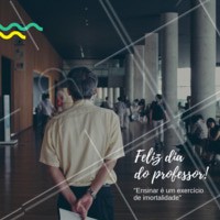 Parabéns para você que tanto nós ensina. #diadoprofessor #ahazou #temporal #comemoracao