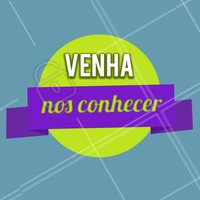 Prazer! Novo por aqui? Venha nos conhecer! (xx)xxxxxx-xxxx 📱 #prazer #ahazou #visite