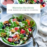 Peça já a sua e experimente levar uma alimentação mais saudável para a sua rotina! #alimentaçao #marmita #ahazou #comida #fitness #marmitasaudavel