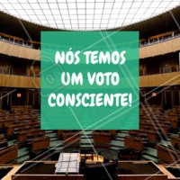 Não importa o candidato, o que importa é a consciência! #ahazou #eleicoes2018 #maisamor #amor #patria