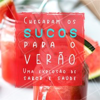 Vai um suquinho natural aí? #suco #ahazou #alimentacao #novidade #saude