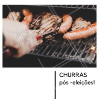 Vamos fazer um churrasco pra reunir todo mundo e ficar de bem? #ahazou #churras #poseleicoes #reunião