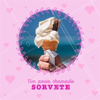Quem não ama? 😍 #sorvete #ahazoualimentaçao #sorveteria #doce