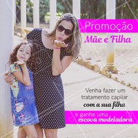 Marque agora o seu tratamento para ganhar o presente! #promocao #ahazou #diadascriancas #maeefilha