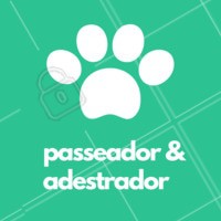 Precisa de passeador para o seu cachorro? Chama no What'sApp XXxxxxxx #dog #pet #ahazou #passeador #cachorro #dogwalker