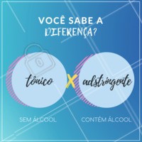 Ambos servem para tonificar a pele após a lavagem do rosto. Eles completam a limpeza e removem as impurezas mais profundas que o sabonete não consegue retirar.
O Adstringente deve ser usado por quem tem a pele mista e oleosa, pois possuem álcool e ácido salicílico em sua composição, que ajudam a reduzir a oleosidade e o surgimento de cravos e espinhas.
O Tônico é recomendado para quem tem pele normal ou mais sensível e podem ter componentes que acalmam e promovam a nutrição a pele.
Sempre leve em conta essas dicas na hora de escolher tônico ideal para o seu tipo de pele!
#esteticafacial #cuidadoscomapele #ahazouestetica #peleperfeita #tônicofacial