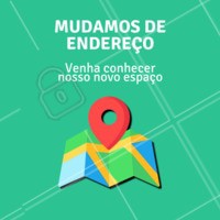 Pessoal, mudamos de endereço! Venha nos fazer uma visita e conheça nosso novo espaço. 😉 #beleza #ahazou #endereço