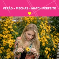 Tem coisa melhor do que curtir essa estação com mechas iluminadas? Prepare-se para o Verão, agende já seu horário. #loiro #mechas #ahazoucabelo #cabelo #cabeleireiro