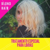 Venha cuidar das madeixar loiras com nossas hidratações especiais para fios claros. #cabelofemino #ahazou #loiras #hidratacao #cuidados
