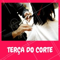 Aproveite precinhos exclusivos só nessa Terça-feira! Corre pra agendar seu horário 😉 #corte #cabelo #ahazoucabelo #cabeleireiro #salaodebeleza