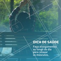 É bom fazer pausas ao longo do dia. #saude #ahazou #vida #alongamento #bemestar