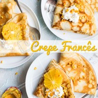 Já experimentou o nosso crepe francês? Temos diversas opções, doces e salgadas. #crepe #ahazou #crepefrances