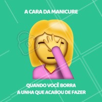 Hahaha quem nunca né? #manicure #ahazou #unhas