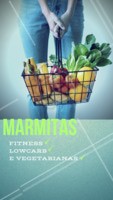 Novidade! Agora temos marmitas fitness, lowcarb e vegetarianas. Escolha qual se adequa a seu objetivo. #marmitas #marmitasfitness #ahazou #lowcarb #vegetariana