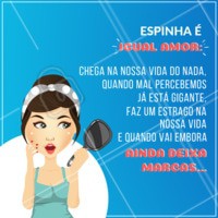 Concordam? 😂😂 #espinha #acne #ahazouestetica #estetica #esteticafacial