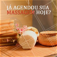 E aí, já agendou aquela massagem especial? Que tal agendar agora? #ahazou #massagem #spa