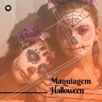 Vai ter festa temática de Halloween? Venha fazer a maquiagem das crianças conosco! #maquiagem #halloween #meninas #festa #garotas